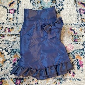 Never been worn before most precious blue bow pet vest